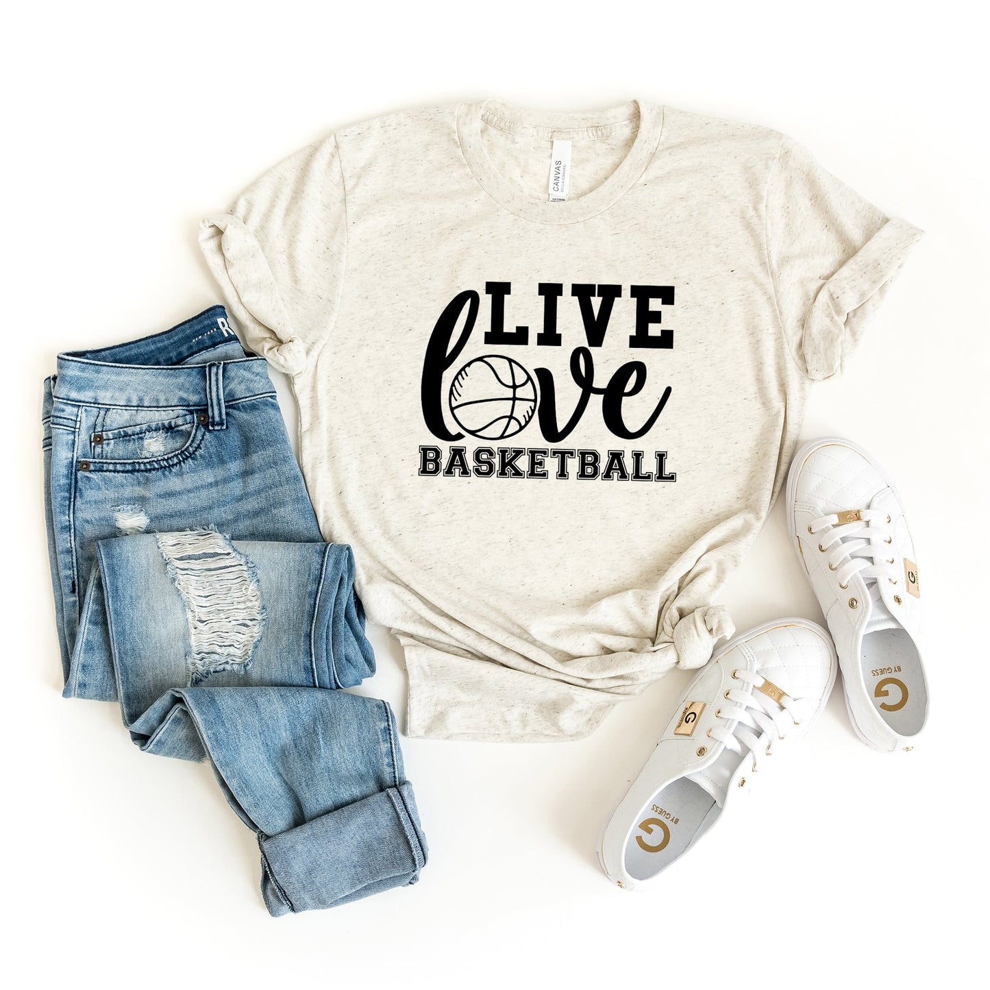 Live Love Basketball | Short Sleeve Crew Neck