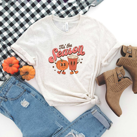 Tis The Season Pumpkin | Short Sleeve Crew Neck