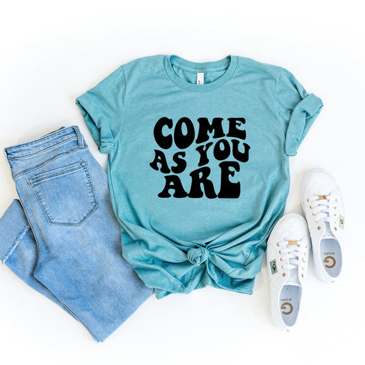 Come As You Are Wavy | Short Sleeve Crew Neck