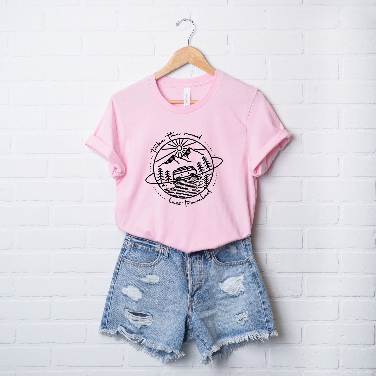 Take The Road Less Traveled | Short Sleeve Crew Neck