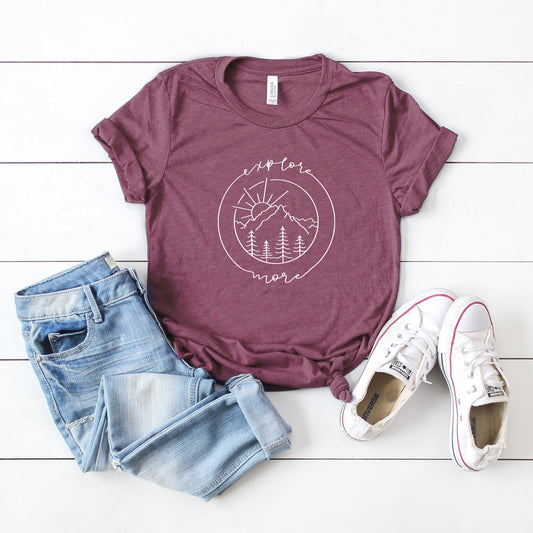 Explore More Circle | Short Sleeve Crew Neck