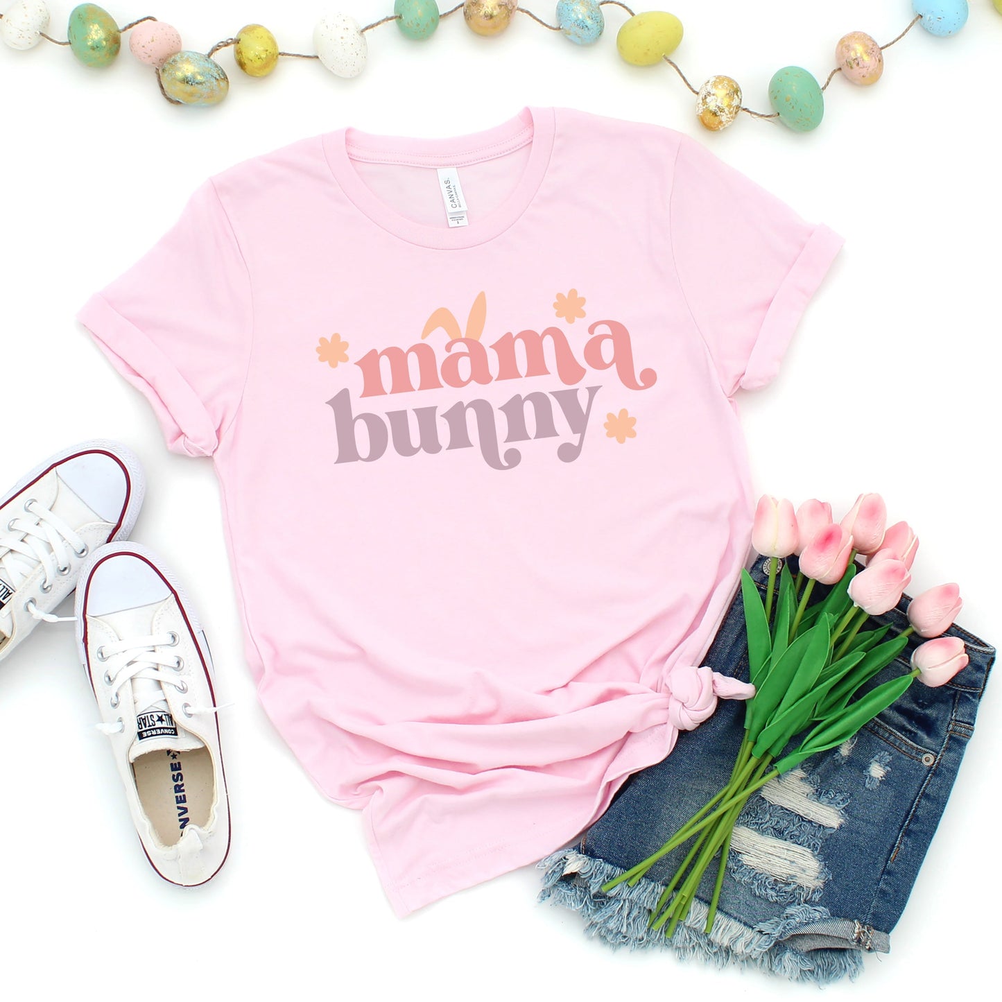 Mama Bunny | Short Sleeve Crew Neck