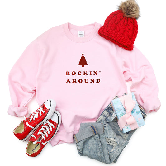 Embroidered Rockin' Around Tree | Sweatshirt
