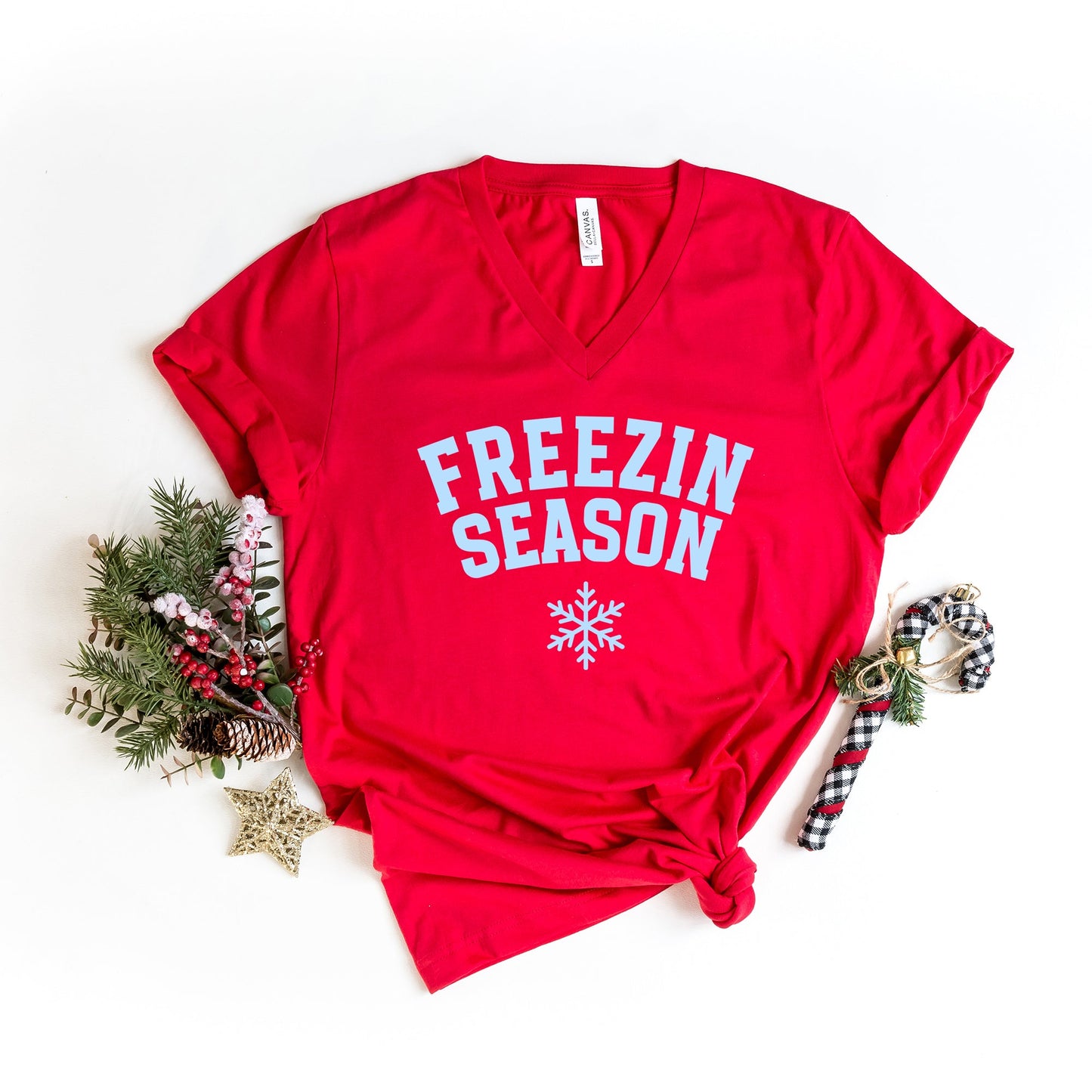 Freezin' Season | Short Sleeve V-Neck