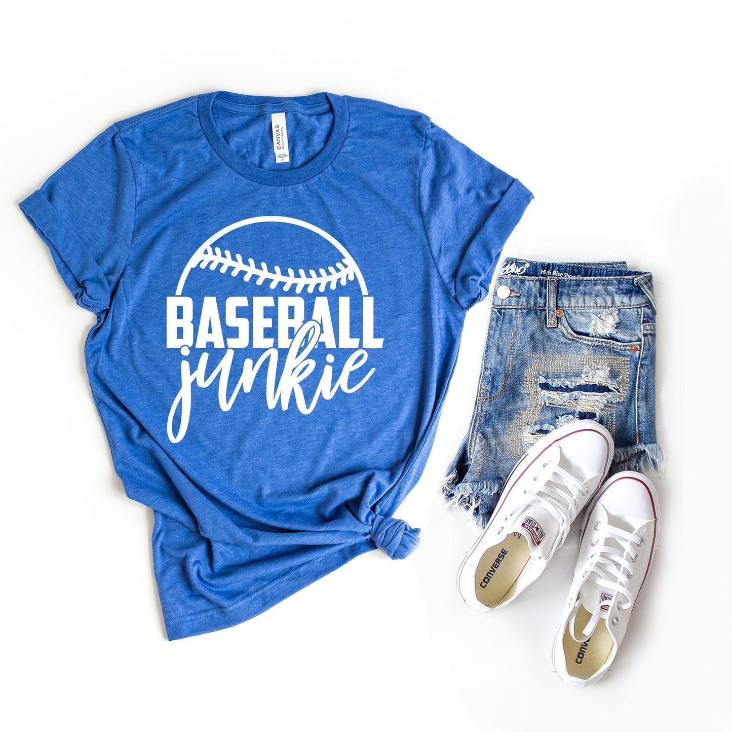 Baseball Junkie  | Short Sleeve Crew Neck