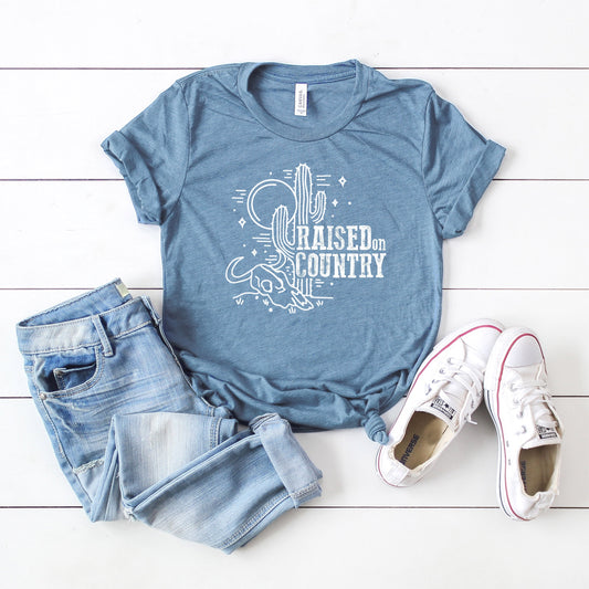 Raised on Country | Short Sleeve Crew Neck