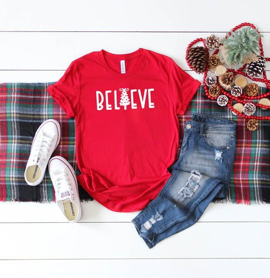 Believe Tree | Short Sleeve Crew Neck