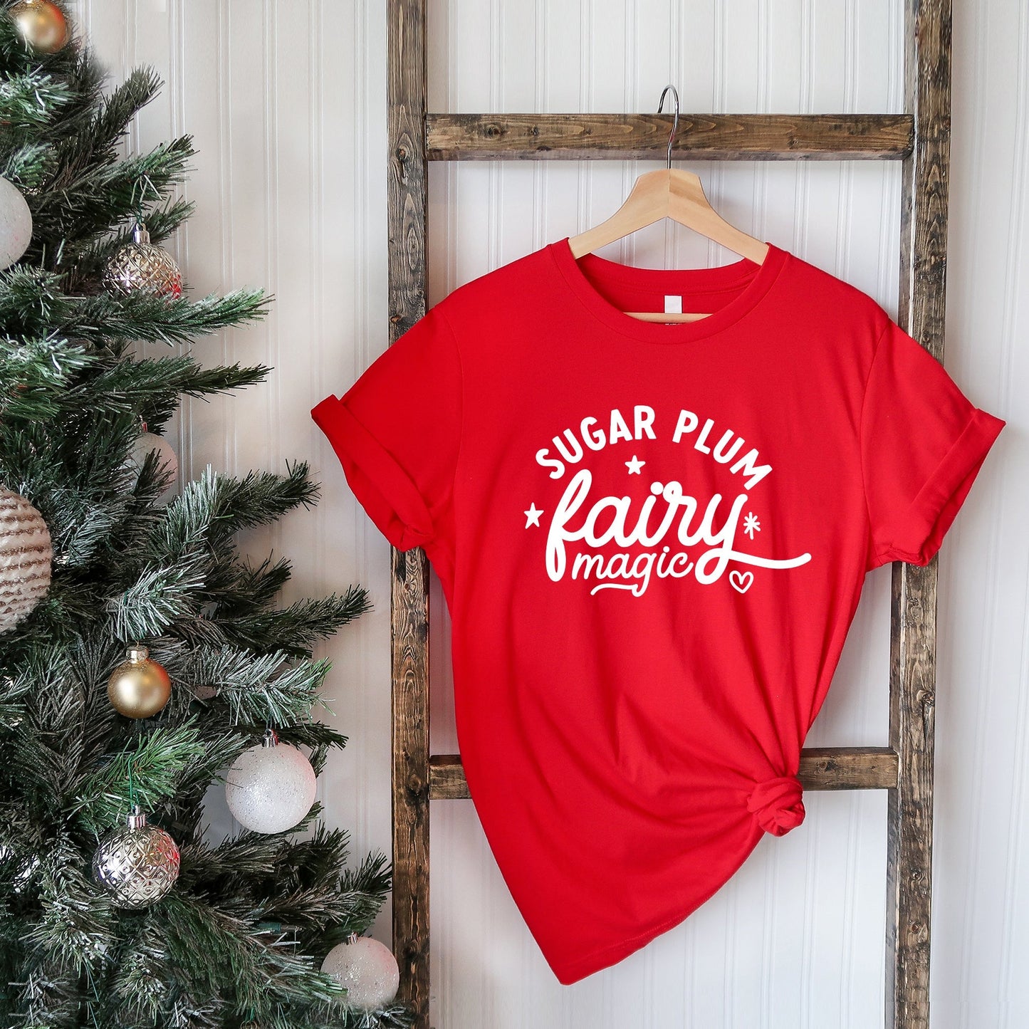 Sugar Plum Fairy Magic | Short Sleeve Crew Neck