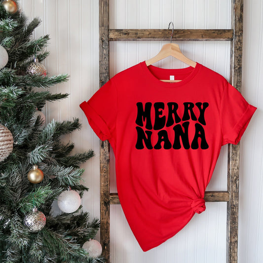 Merry Nana Wavy | Short Sleeve Crew Neck
