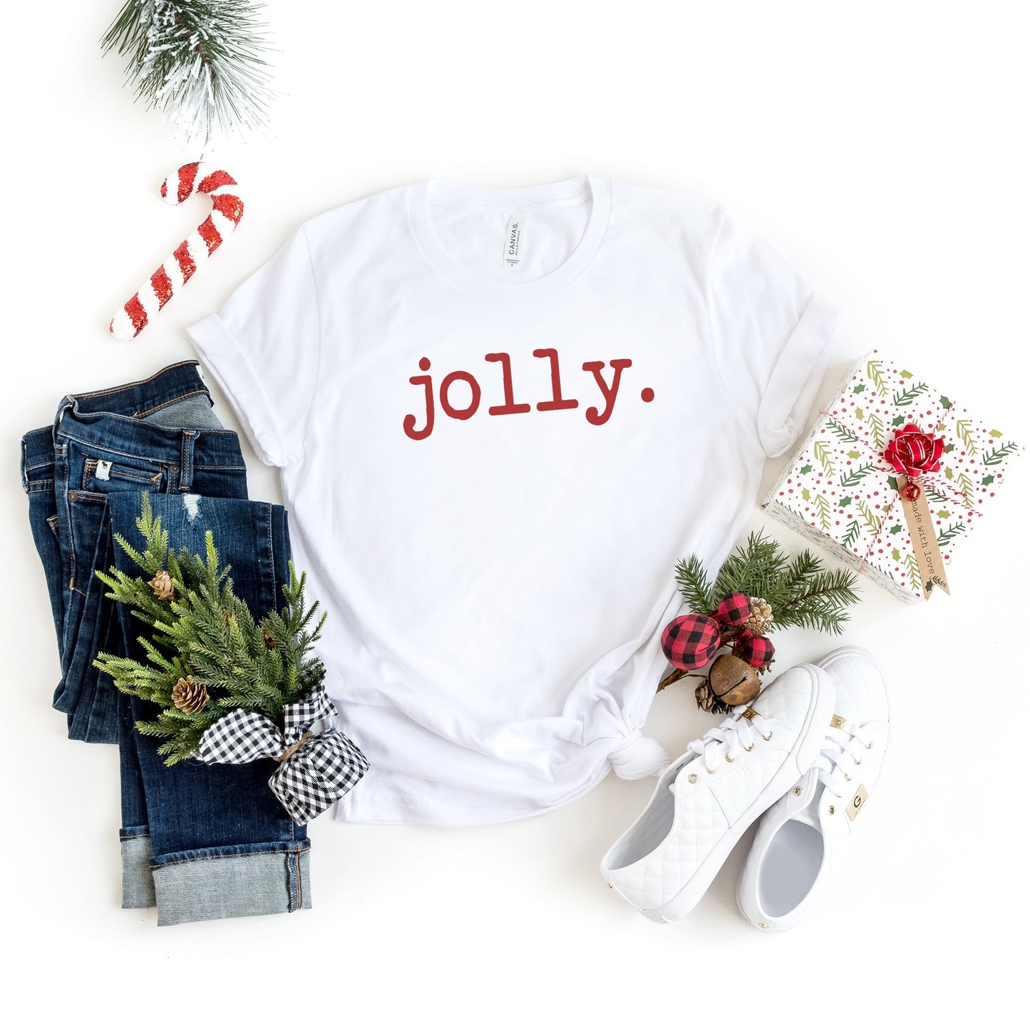 Jolly - Typewriter | Short Sleeve Crew Neck