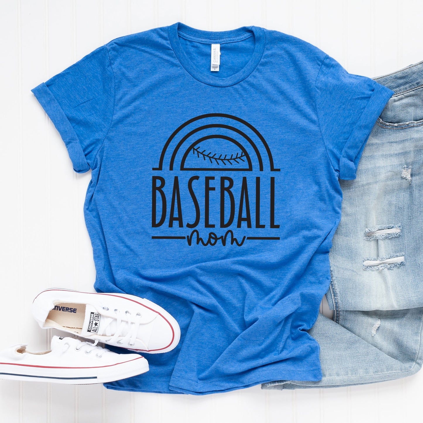 Baseball Mom Arch | Short Sleeve Graphic Tee