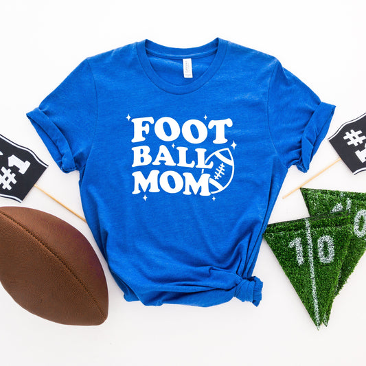 Football Mom Stars | Short Sleeve Crew Neck