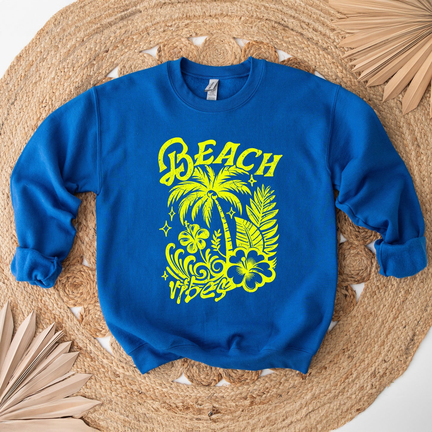 Beach Vibes Distressed | Sweatshirt