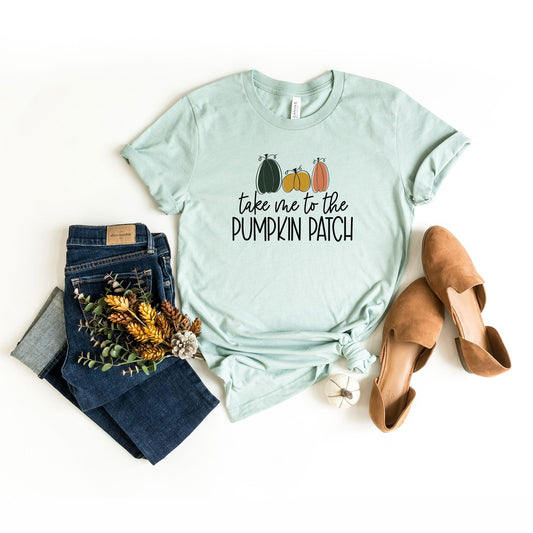 Take Me To The Pumpkin Patch | Short Sleeve Crew Neck