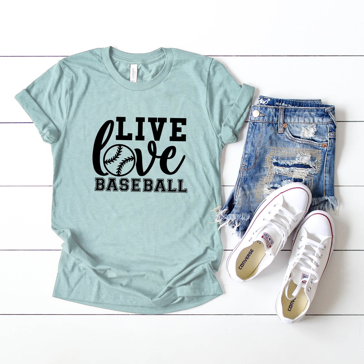 Live Love Baseball | Short Sleeve Crew Neck