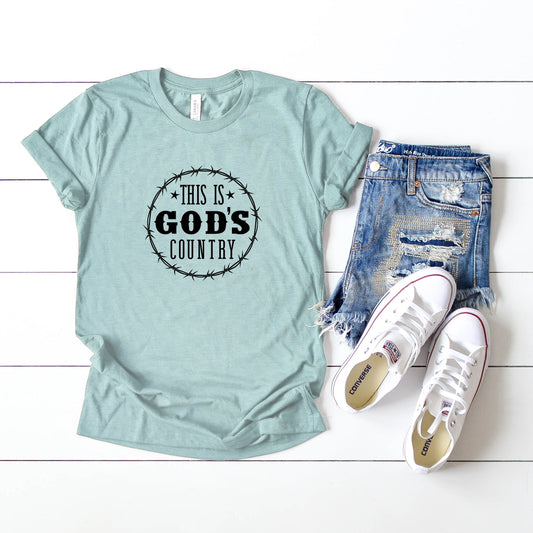 This is God's Country | Short Sleeve Crew Neck