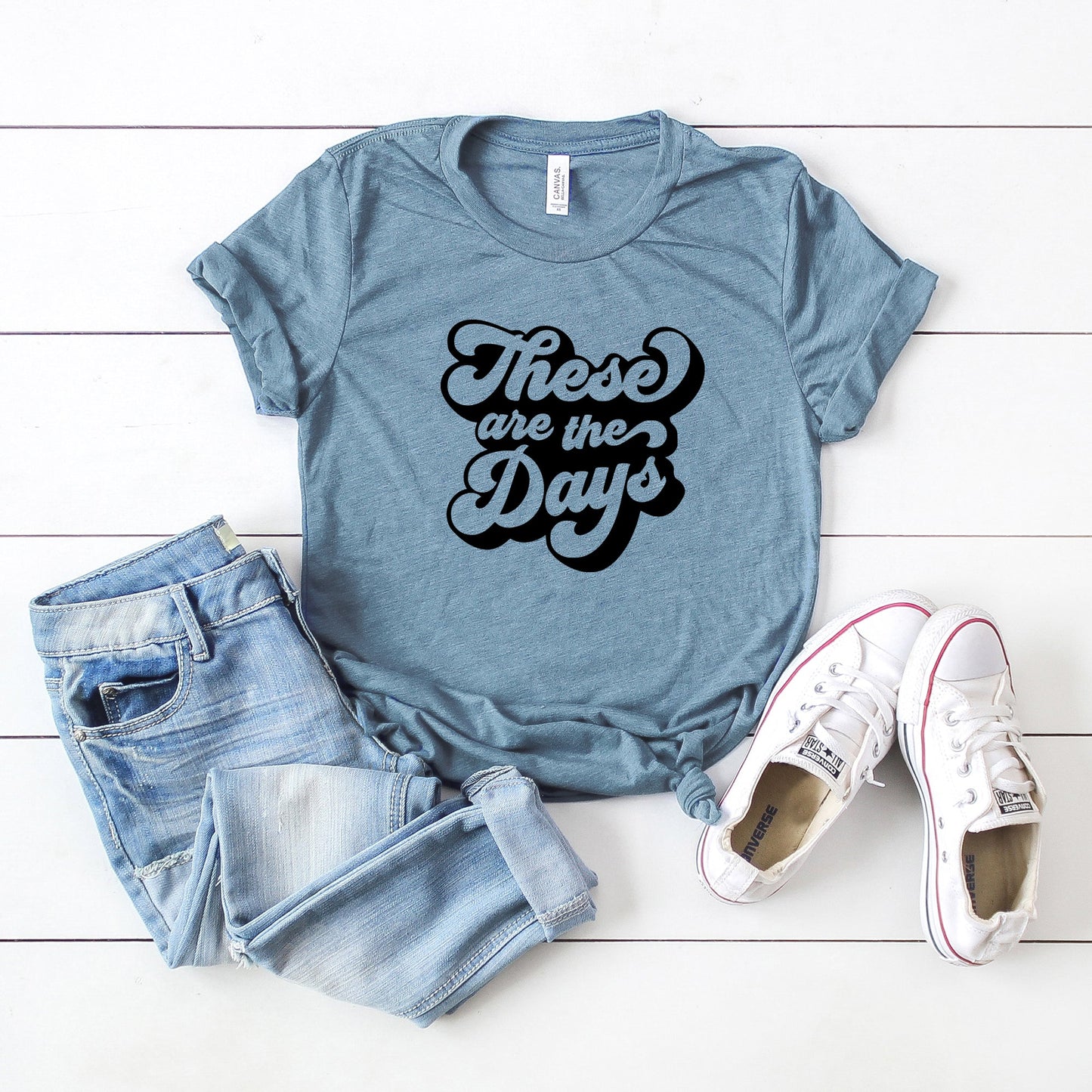 These Are The Days Retro | Short Sleeve Crew Neck
