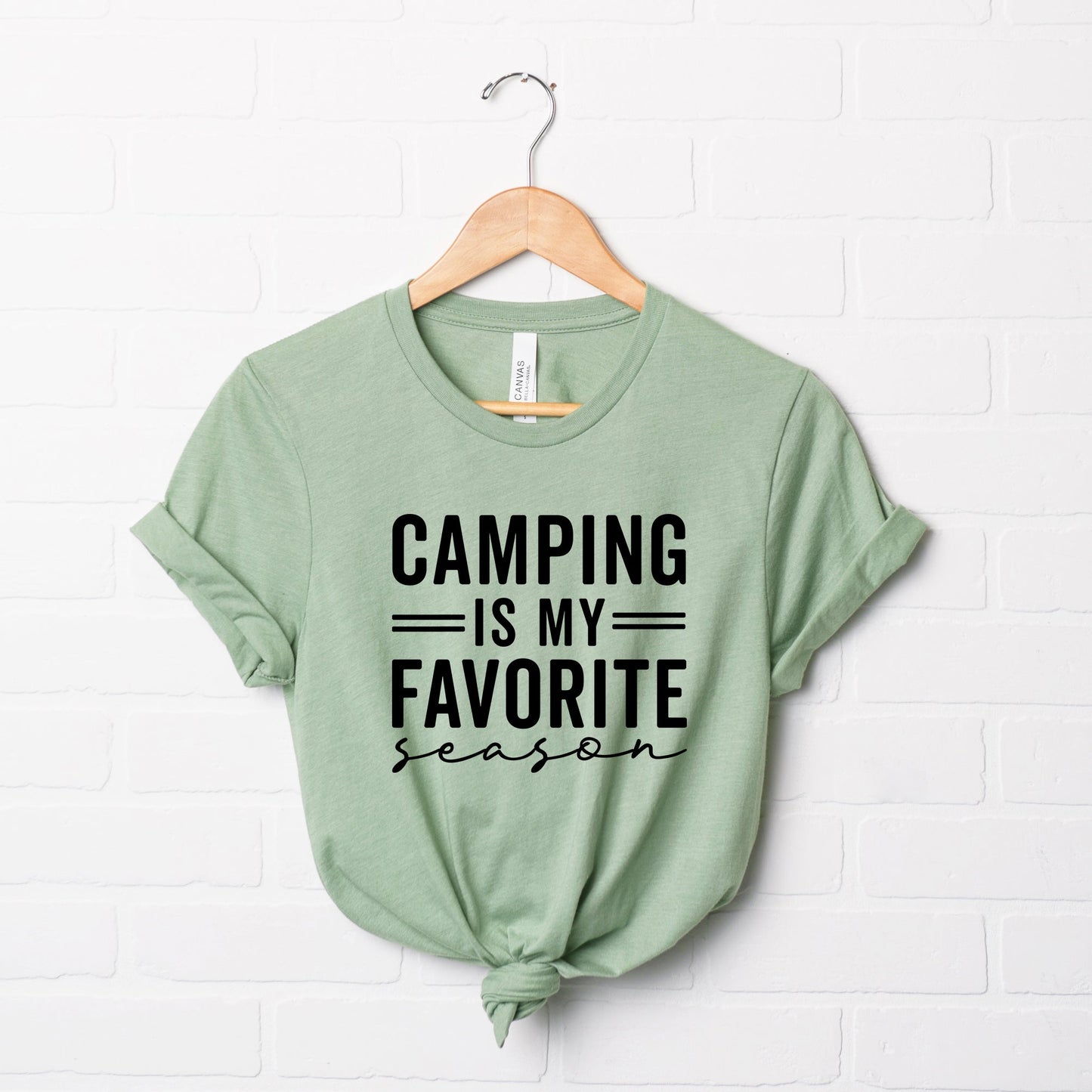 Camping is my Favorite Season | Short Sleeve Crew Neck