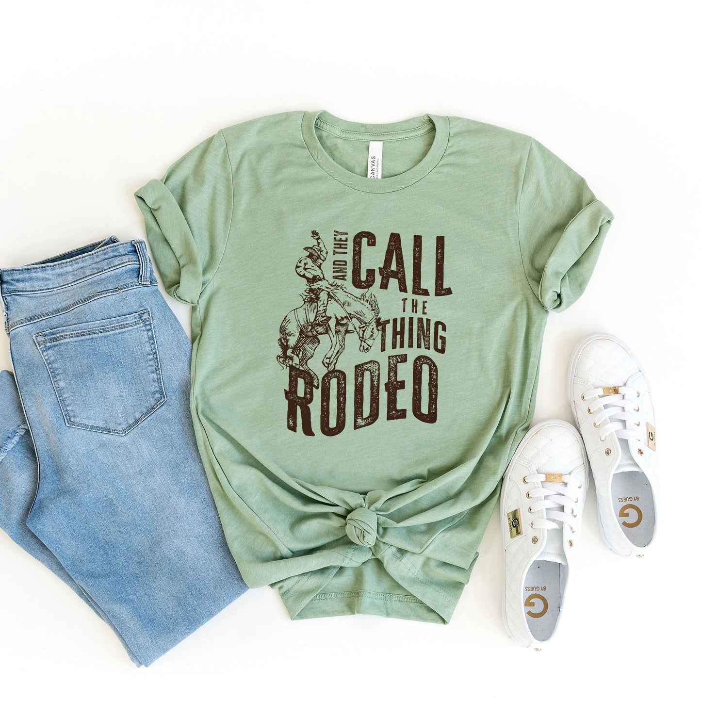 They Call The Thing Rodeo | Short Sleeve Crew Neck