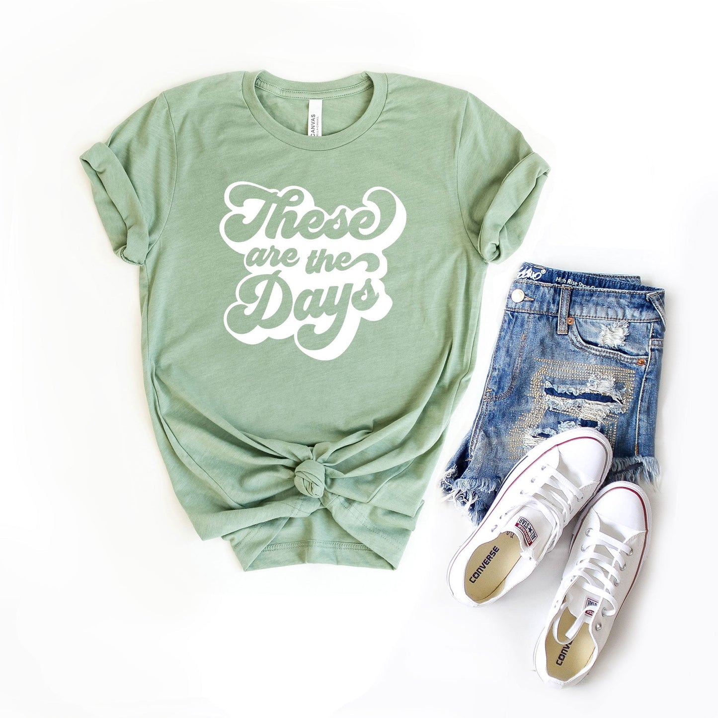 These Are The Days Retro | Short Sleeve Crew Neck