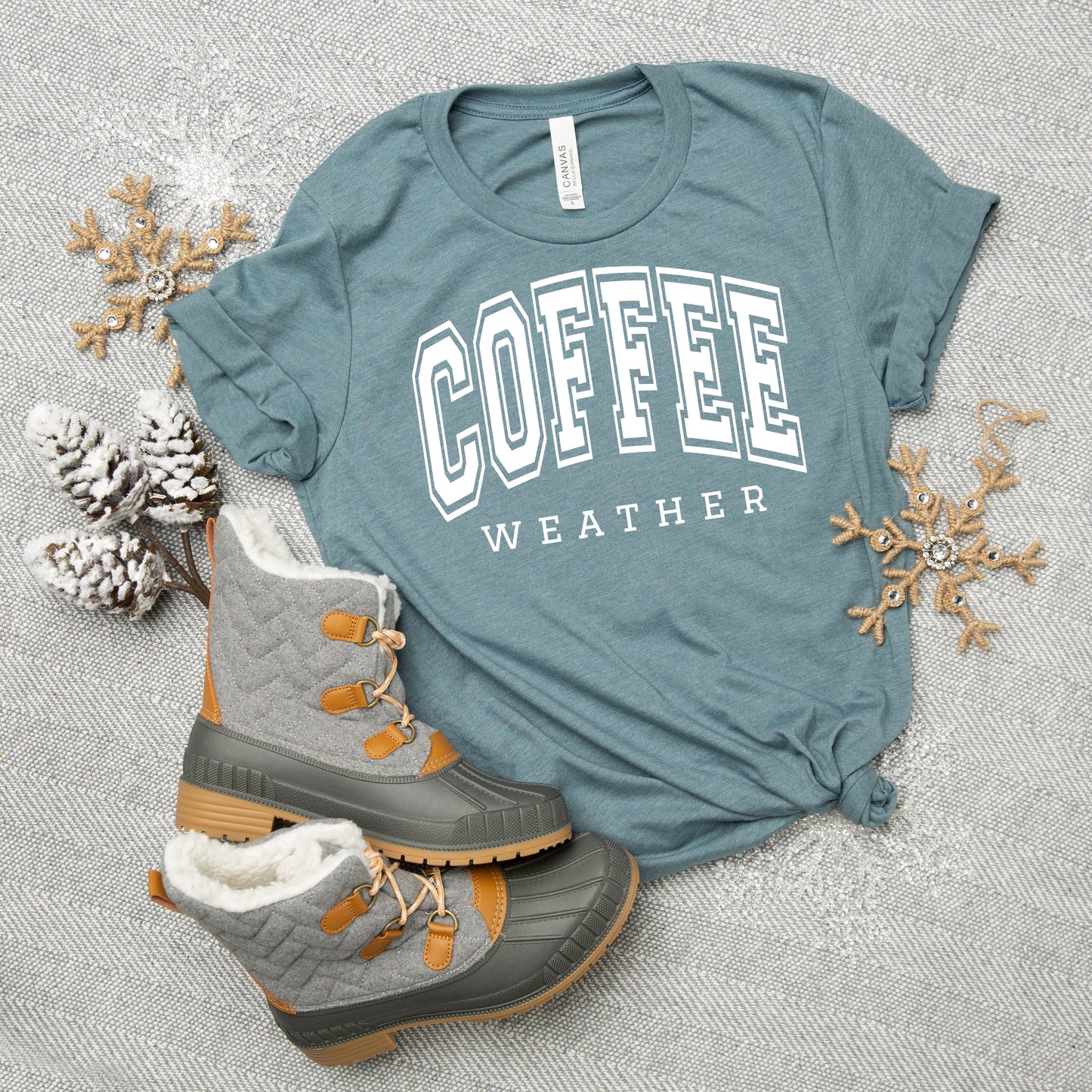Coffee Weather | Short Sleeve Crew Neck