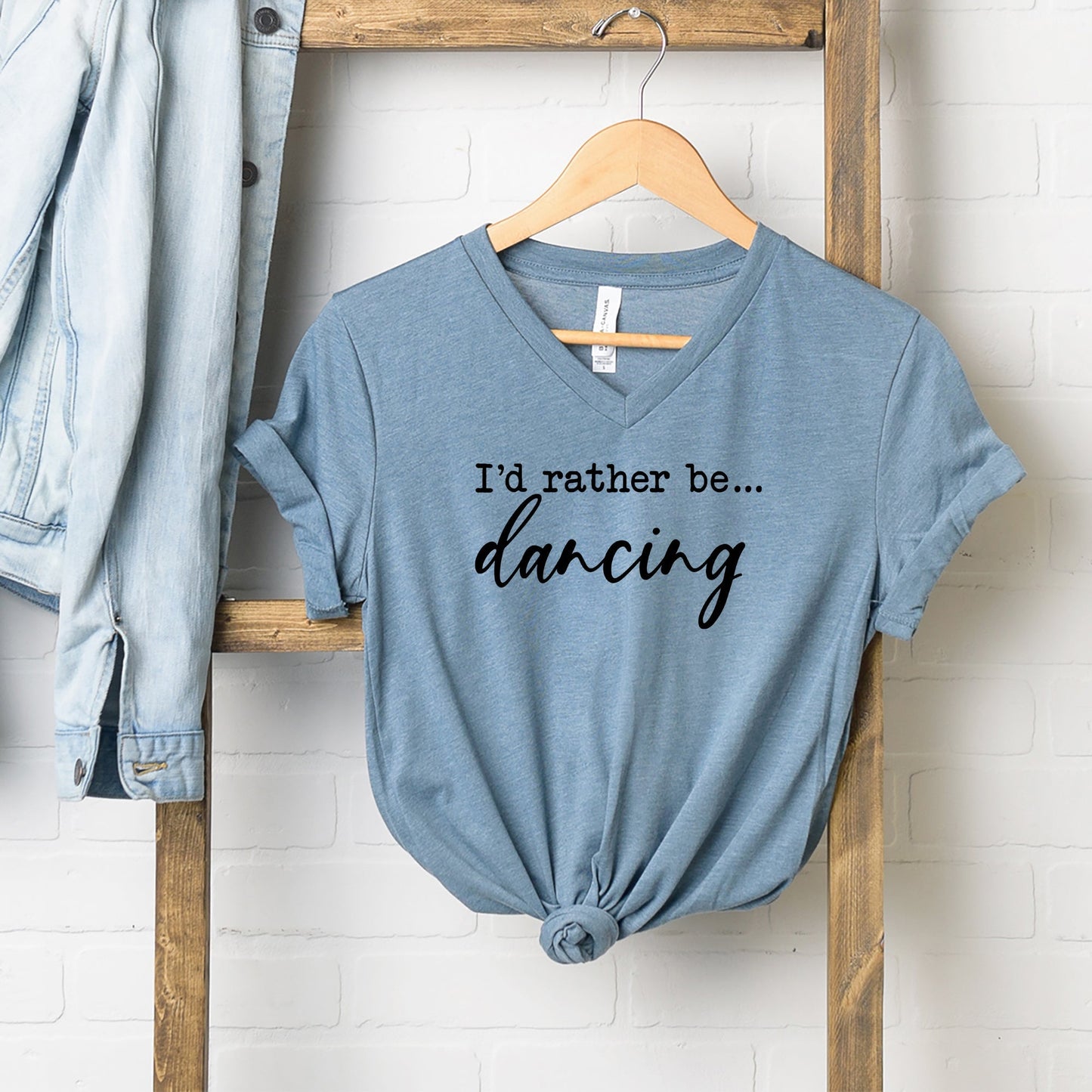 I'd Rather Be Dancing | Short Sleeve V-Neck