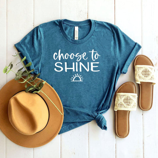 Choose To Shine | Short Sleeve Crew Neck