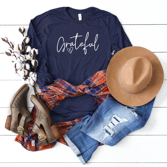 Grateful Heart | Long Sleeve Crew Neck