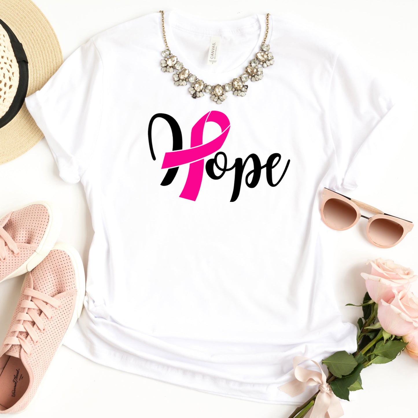 Hope Breast Cancer | Short Sleeve Graphic Tee
