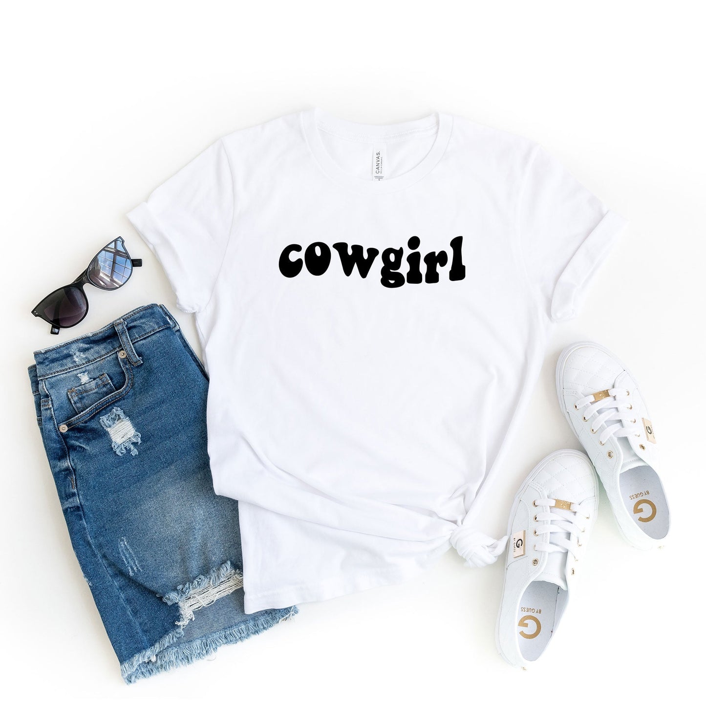 Cowgirl Wavy | Short Sleeve Crew Neck