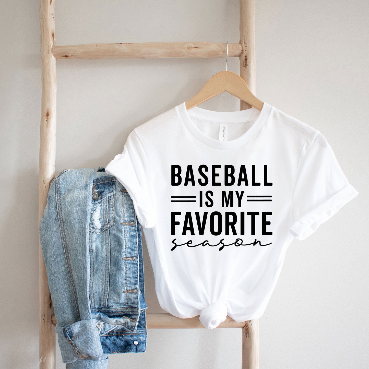 Baseball is My Favorite Season | Short Sleeve Crew Neck