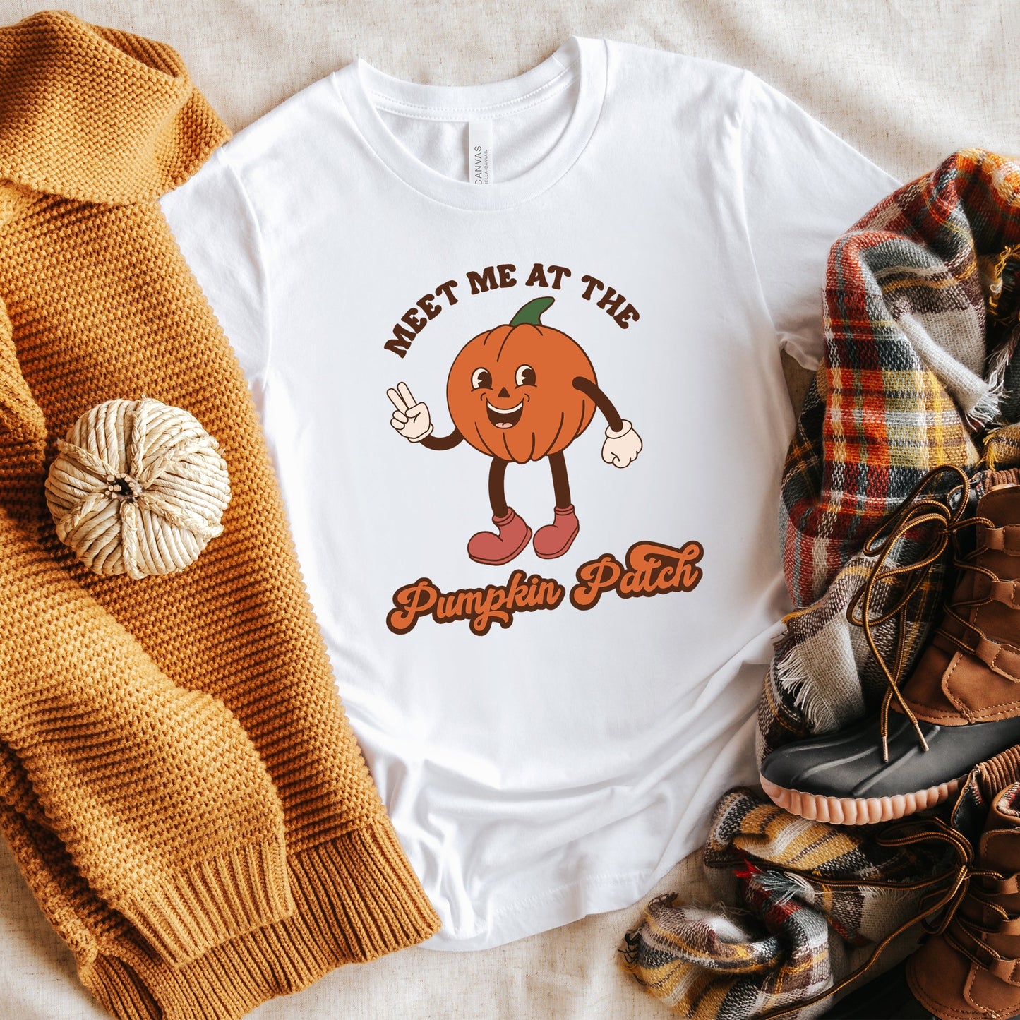 Meet Me At The Pumpkin Patch Pumpkin | Short Sleeve Crew Neck