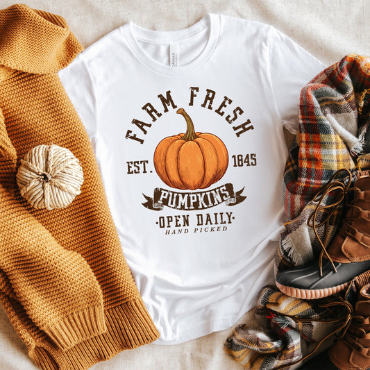 Farm Fresh Open Daily | Short Sleeve Crew Neck