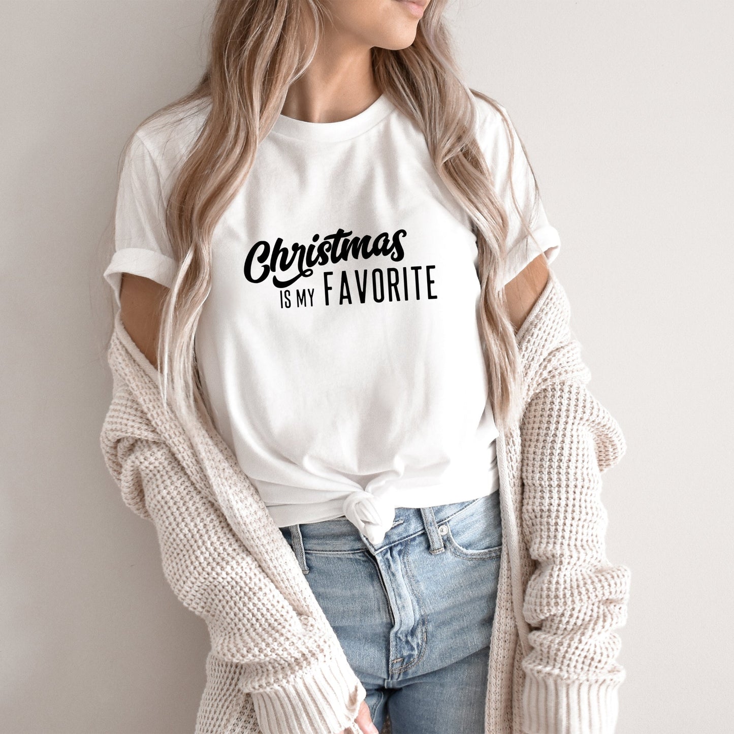 Christmas Is My Favorite | Short Sleeve Crew Neck