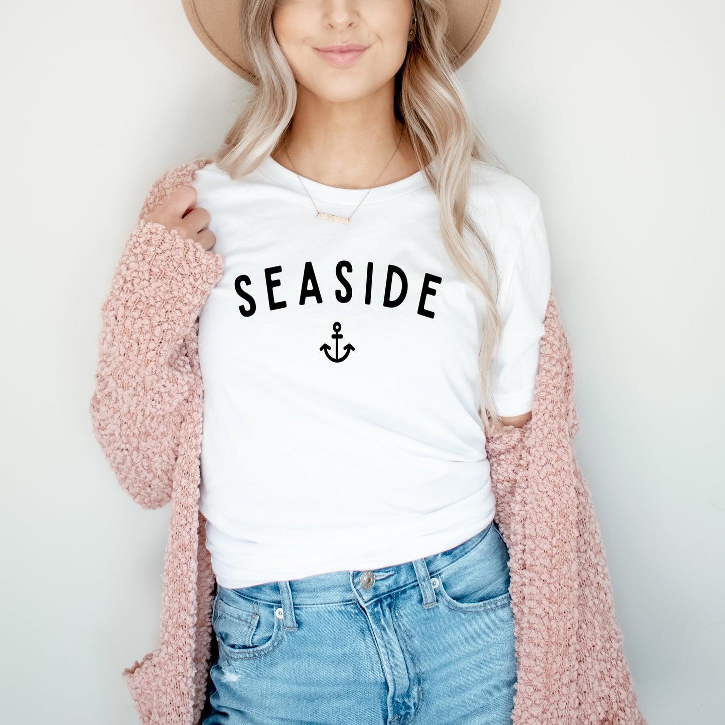 Seaside Anchor | Short Sleeve Crew Neck