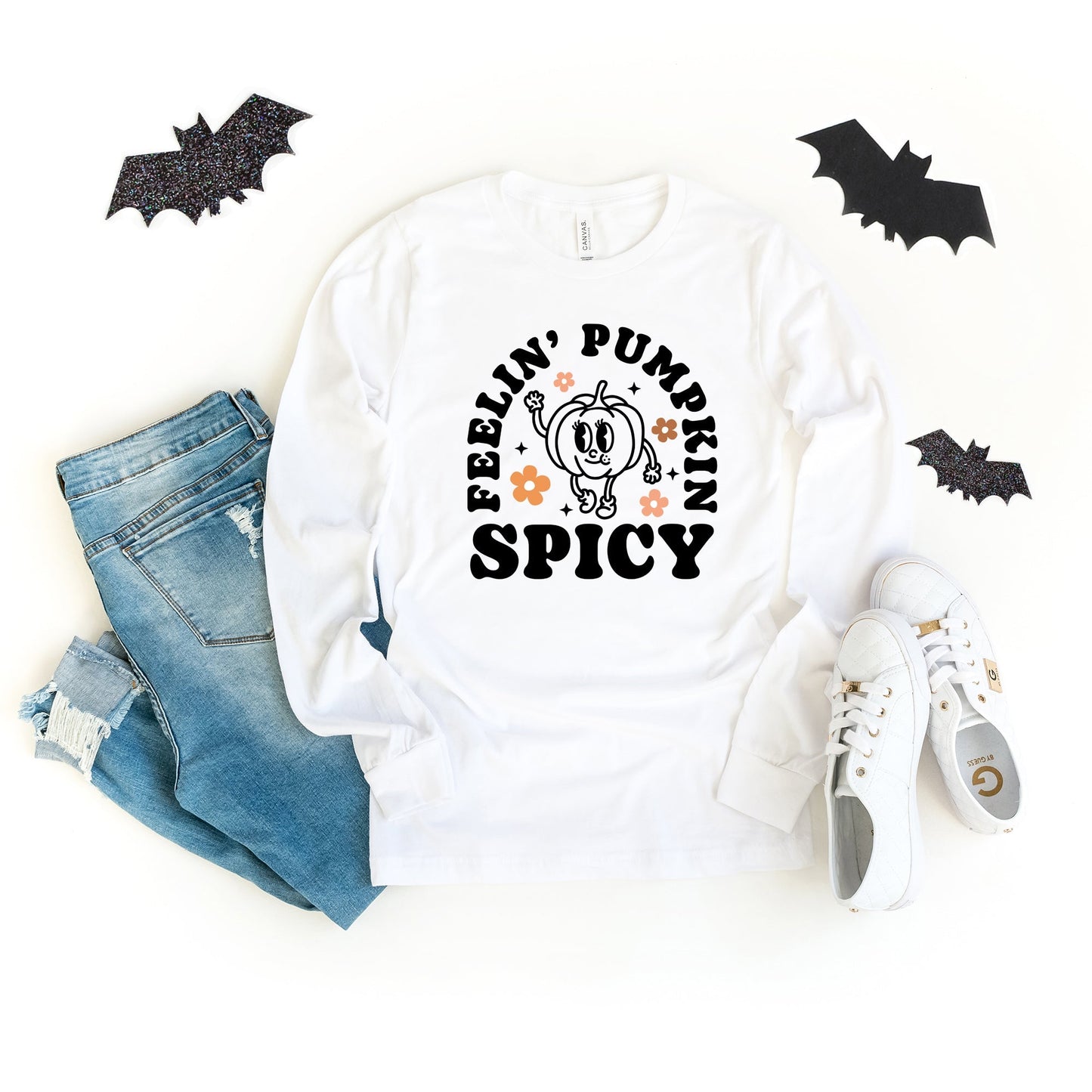 Spicy Pumpkin | Long Sleeve Crew Neck
