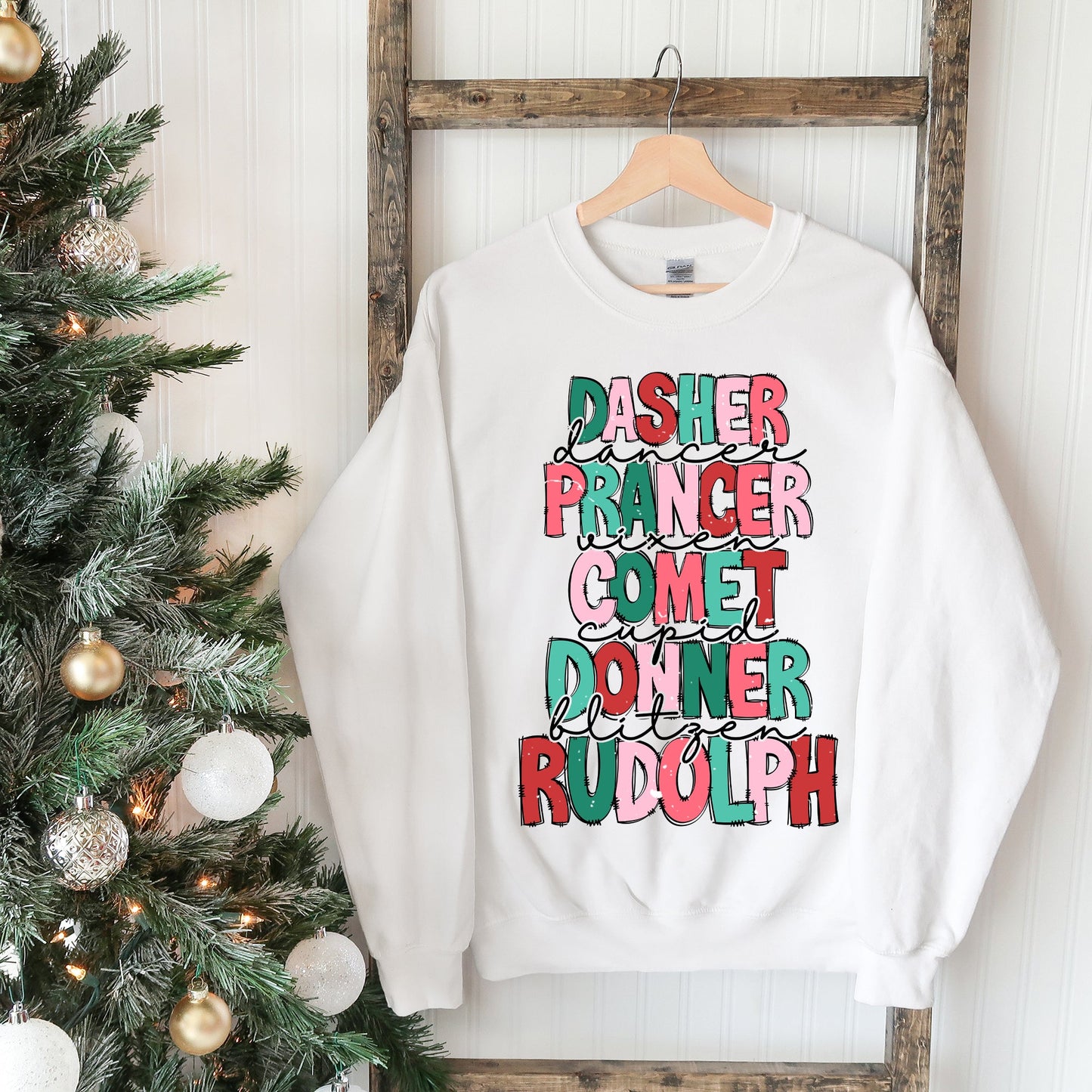 Reindeer Stacked | Sweatshirt