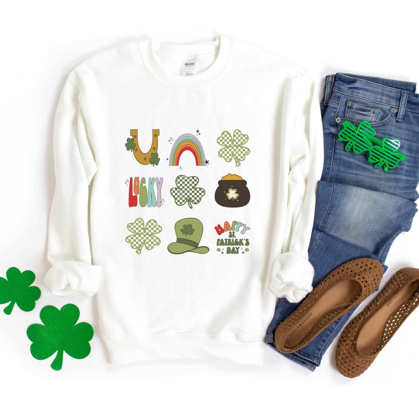 St. Patrick's Icons Chart | Sweatshirt