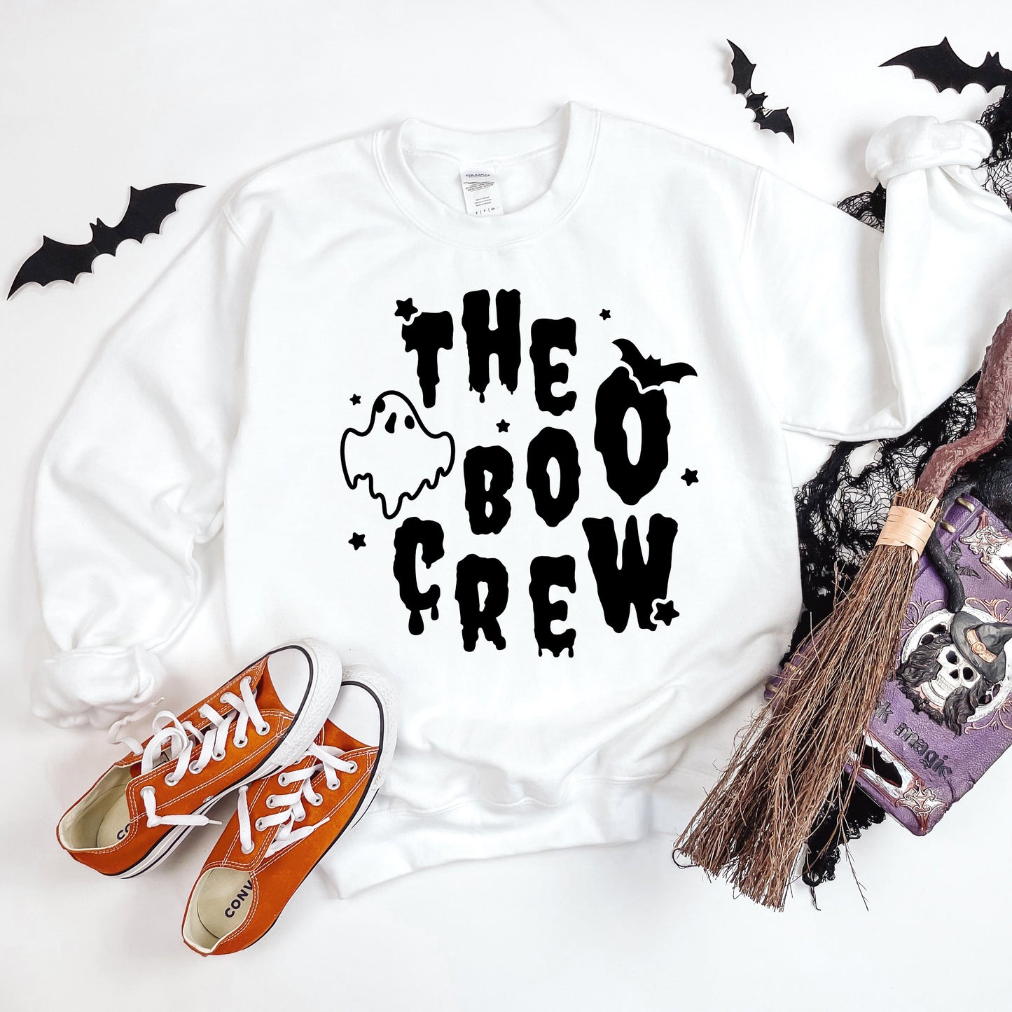 The Boo Crew Bat and Ghost | Sweatshirt