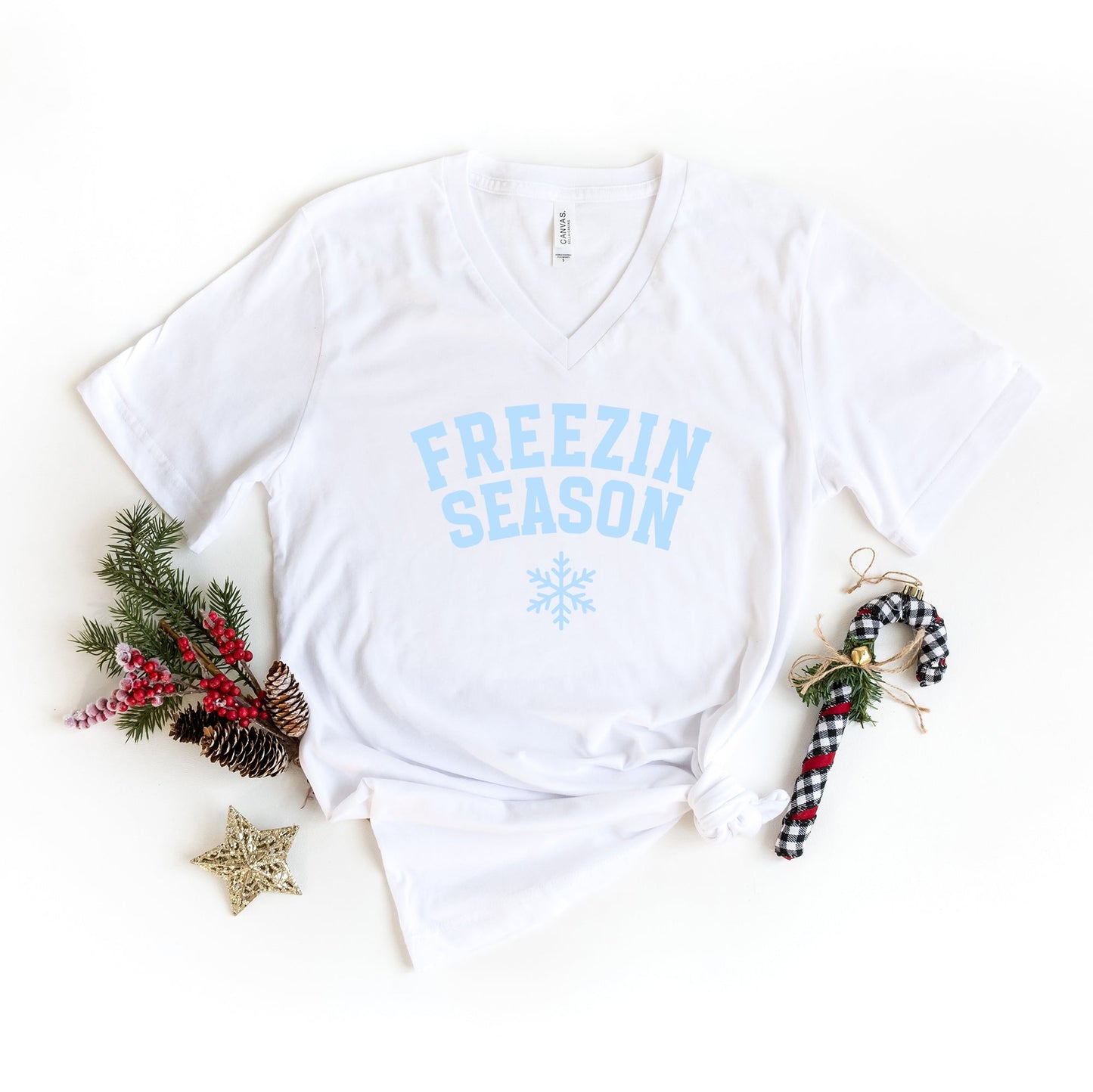 Freezin' Season | Short Sleeve V-Neck