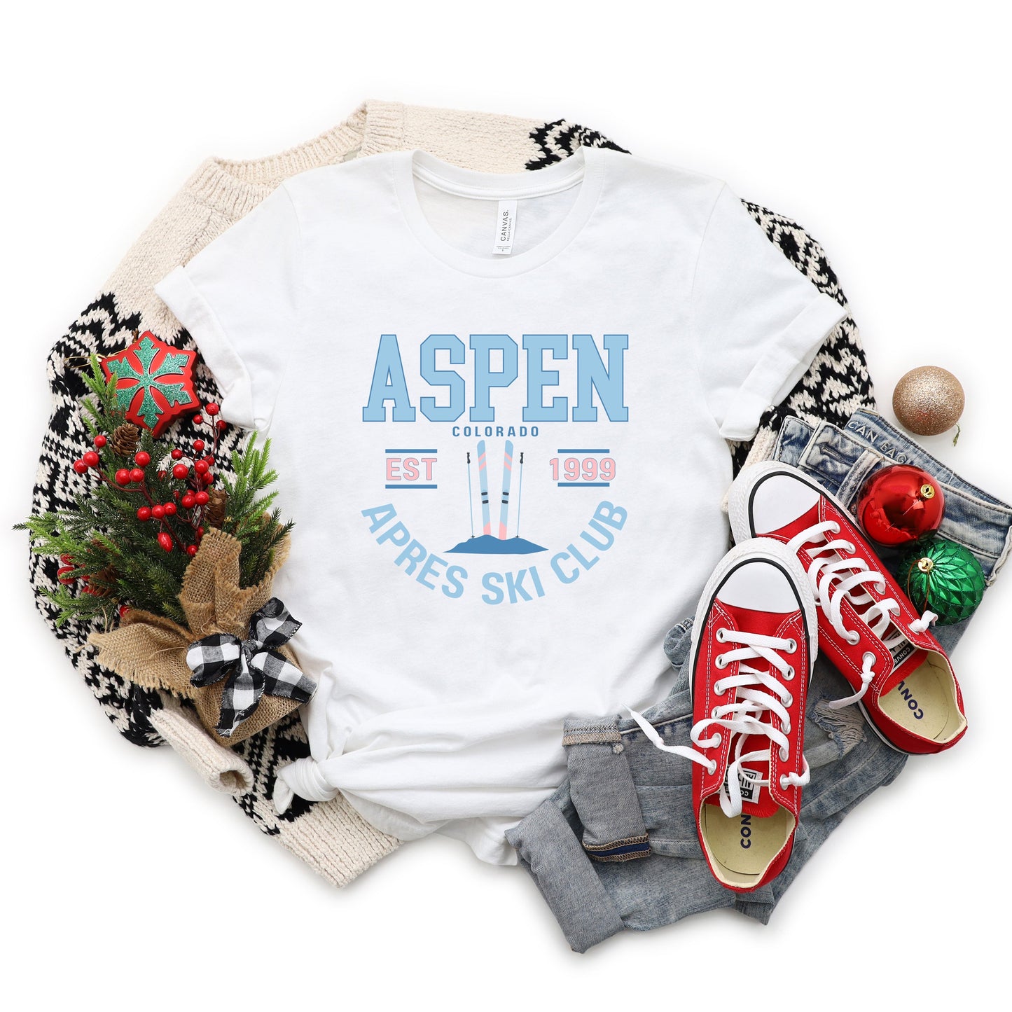 Aspen Ski Club | Short Sleeve Crew Neck