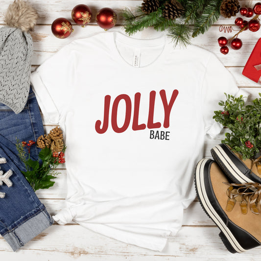 Jolly Babe | Short Sleeve Crew Neck