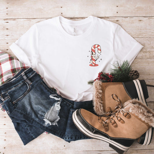 A Little Twisted | Short Sleeve Crew Neck | Front And Back Ink