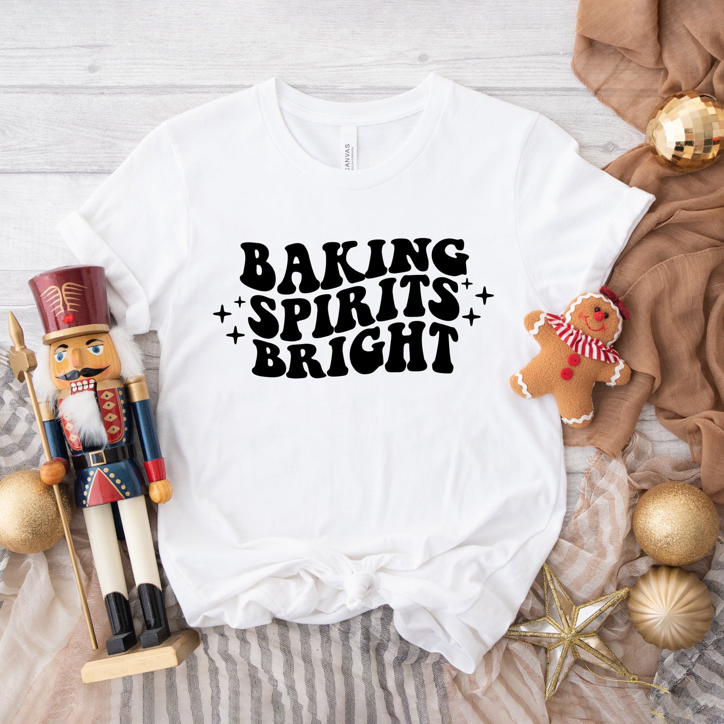Baking Spirits Bright | Short Sleeve Crew Neck