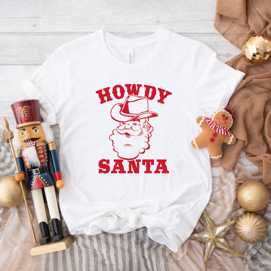 Howdy Santa Claus | Short Sleeve Crew Neck