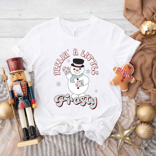 Feeling A Little Frosty | Short Sleeve Crew Neck