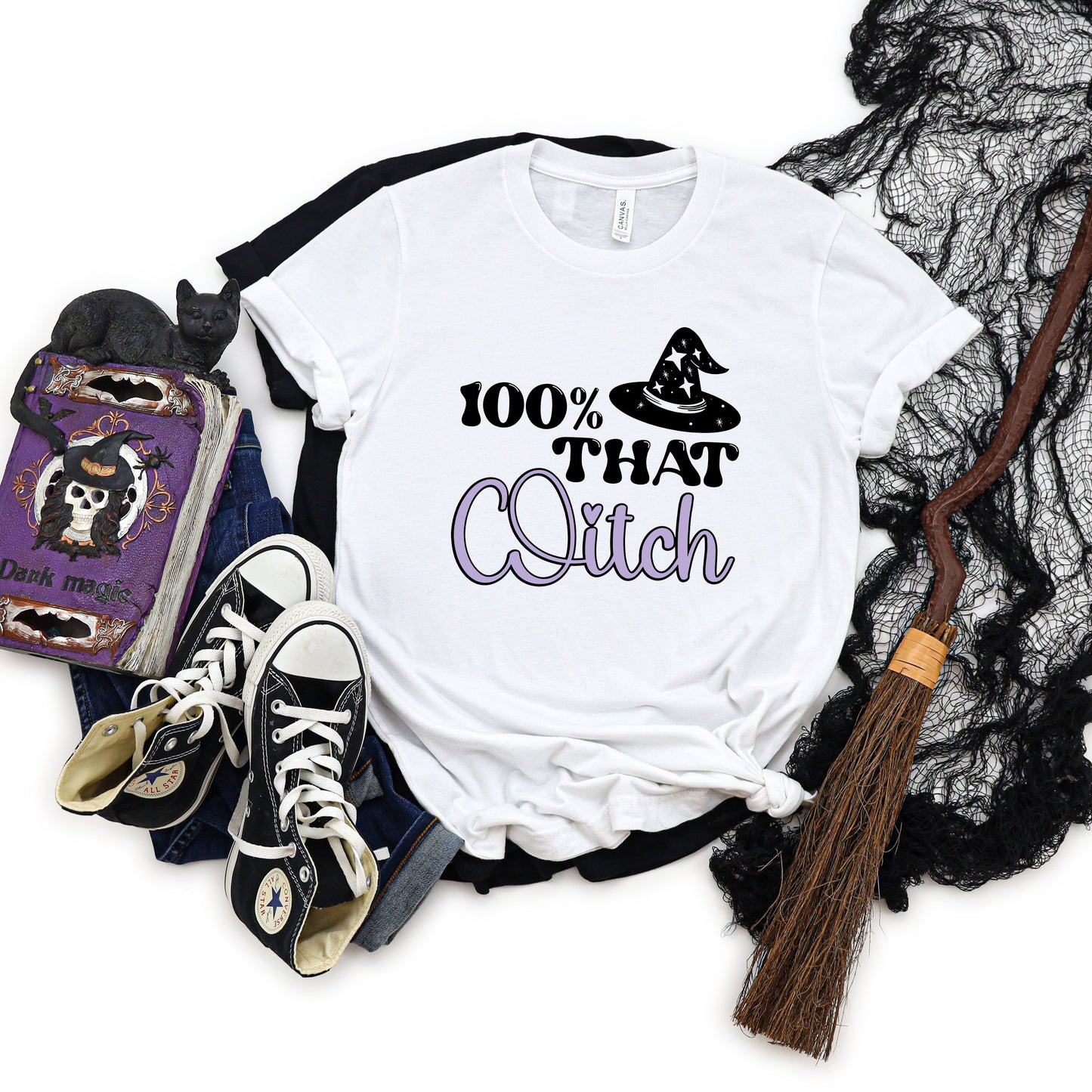 100% That Witch Hat | Short Sleeve Crew Neck | Halloween