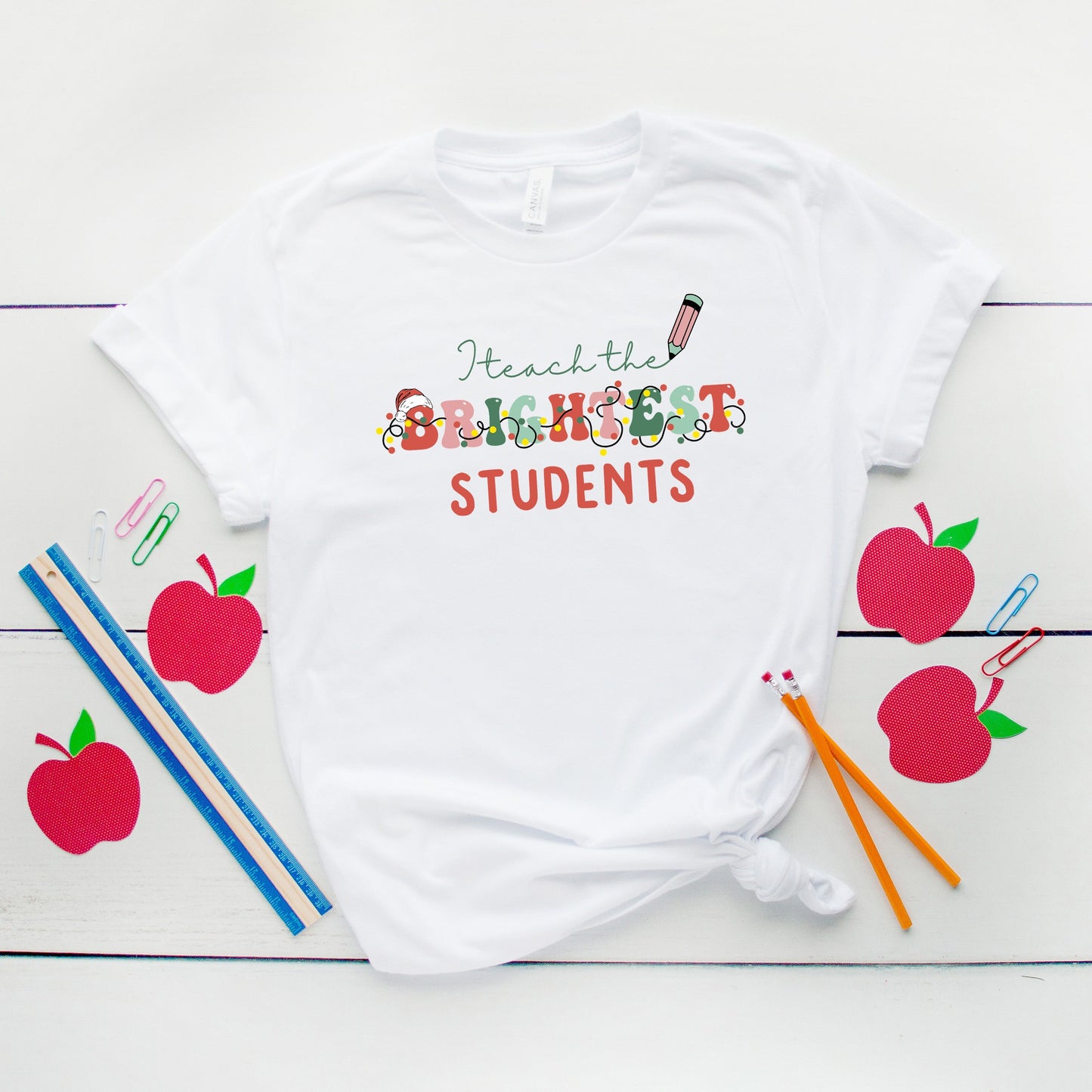 I Teach The Brightest Students | Short Sleeve Crew Neck