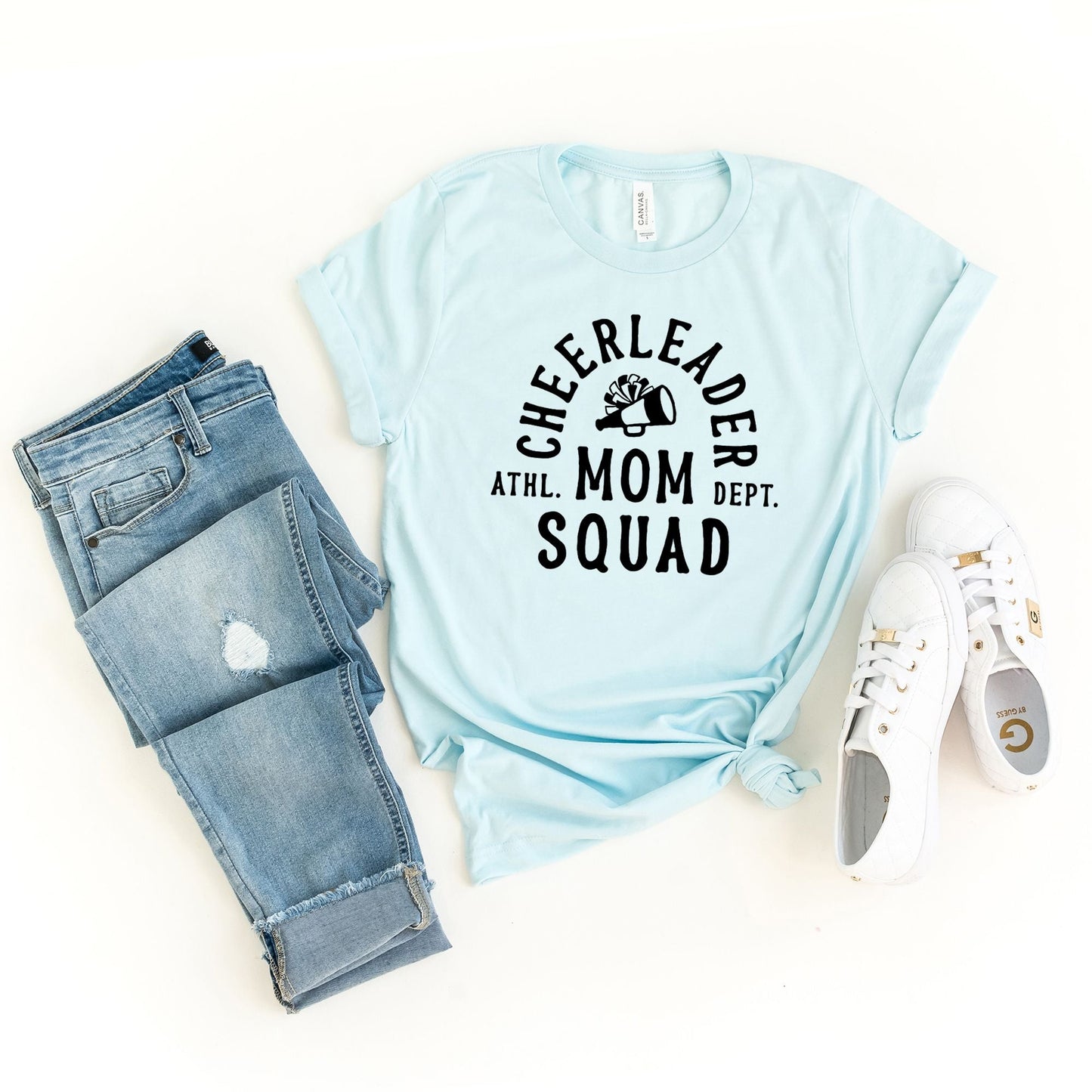 Cheerleader Mom Squad | Short Sleeve Crew Neck