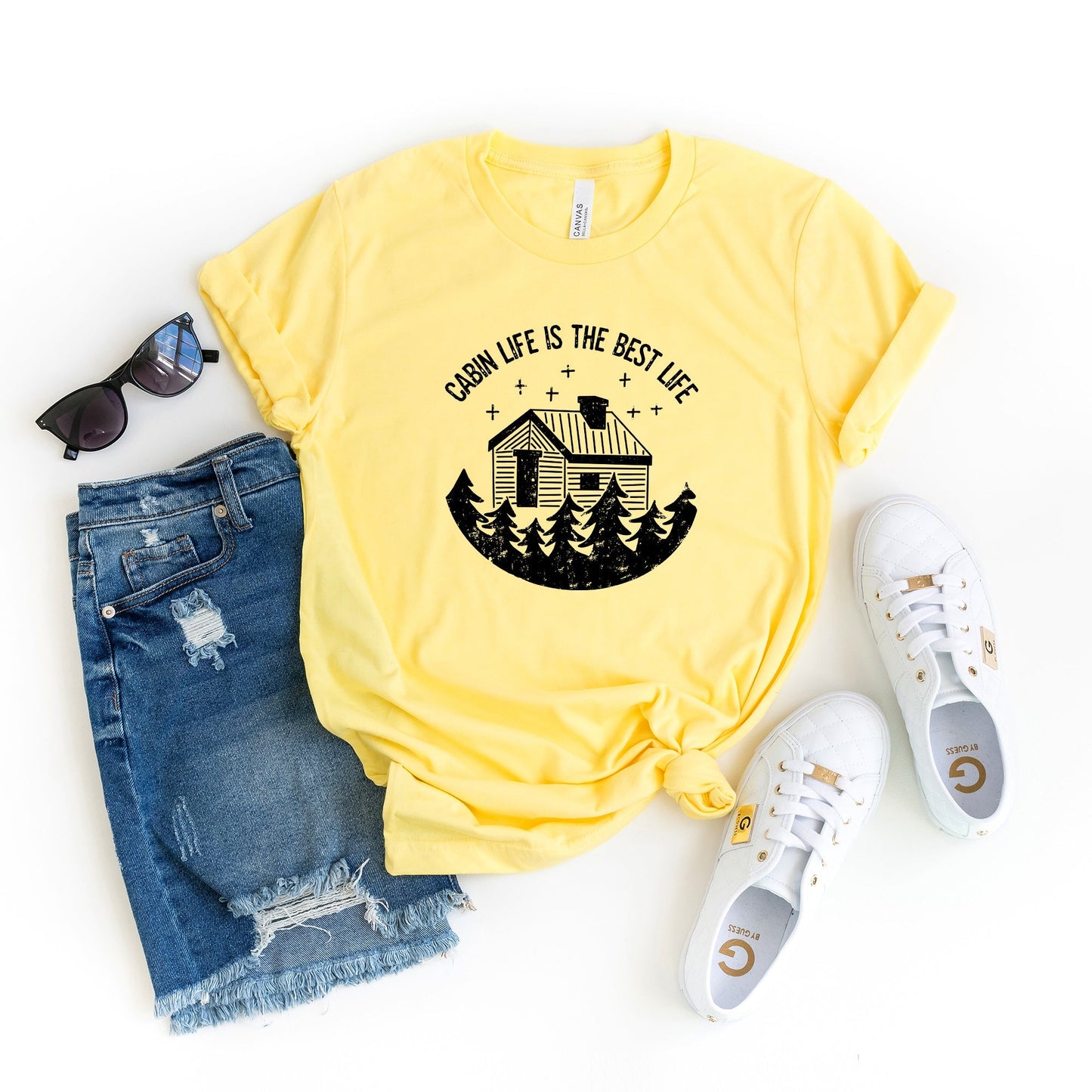 Cabin Life is the Best Life | Short Sleeve Crew Neck